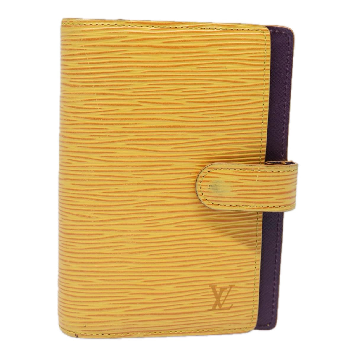 LOUIS VUITTON Epi Agenda PM Day Planner Cover Yellow R20059 LV Auth 78657 - 0