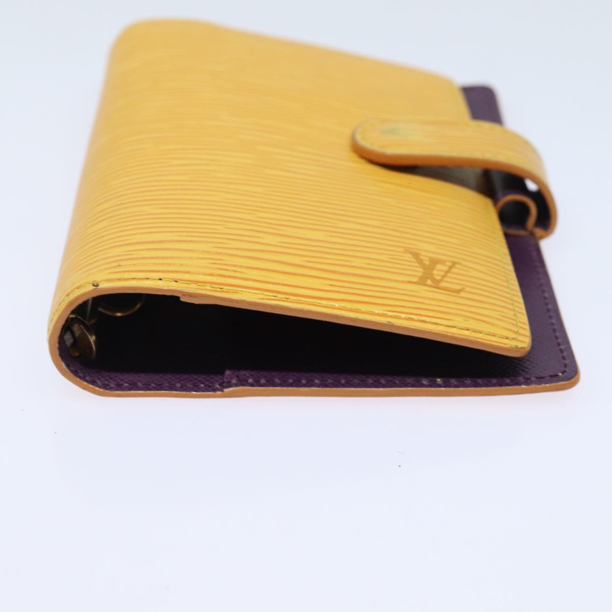 LOUIS VUITTON Epi Agenda PM Day Planner Cover Yellow R20059 LV Auth 78657