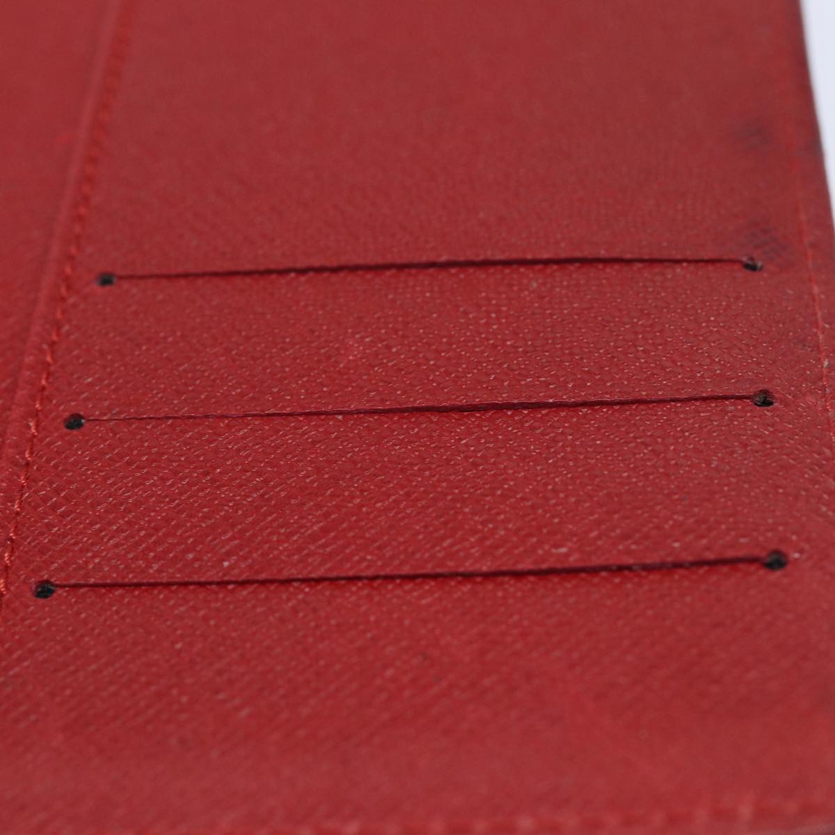 LOUIS VUITTON Epi Agenda PM Day Planner Cover Red R20057 LV Auth 78659