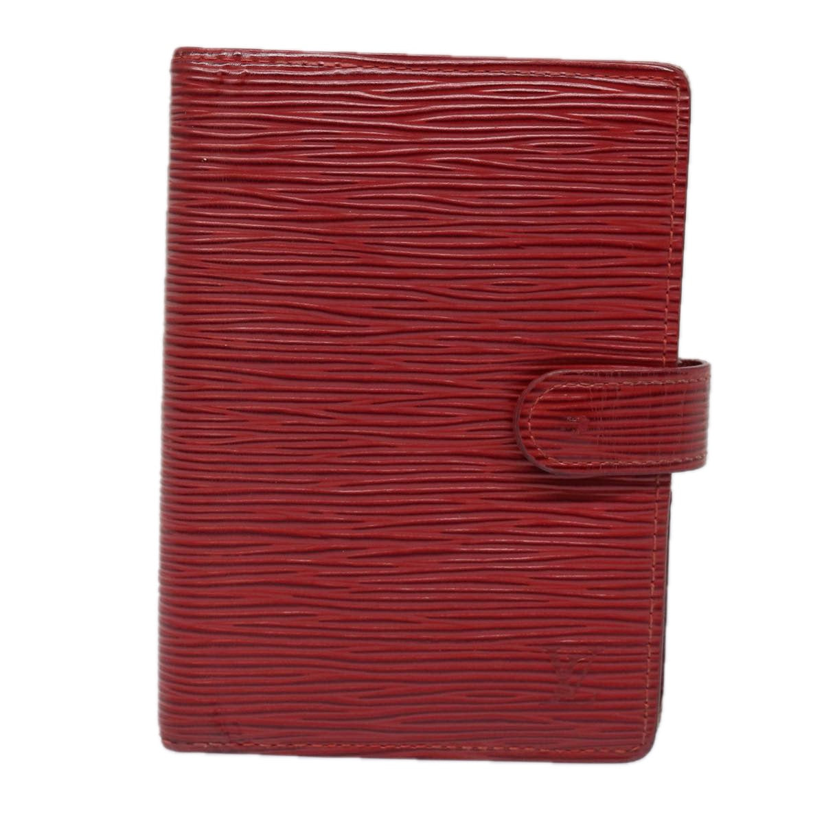 LOUIS VUITTON Epi Agenda PM Day Planner Cover Red R20057 LV Auth 78659