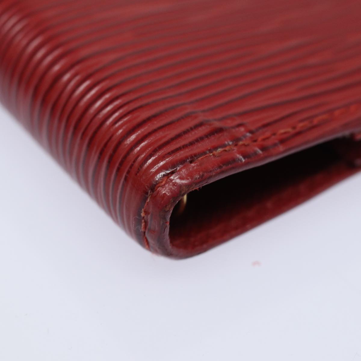 LOUIS VUITTON Epi Agenda PM Day Planner Cover Red R20057 LV Auth 78659