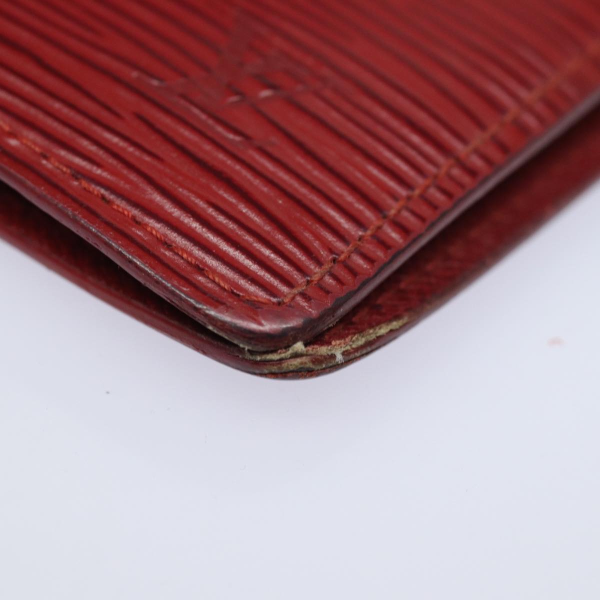 LOUIS VUITTON Epi Agenda PM Day Planner Cover Red R20057 LV Auth 78659