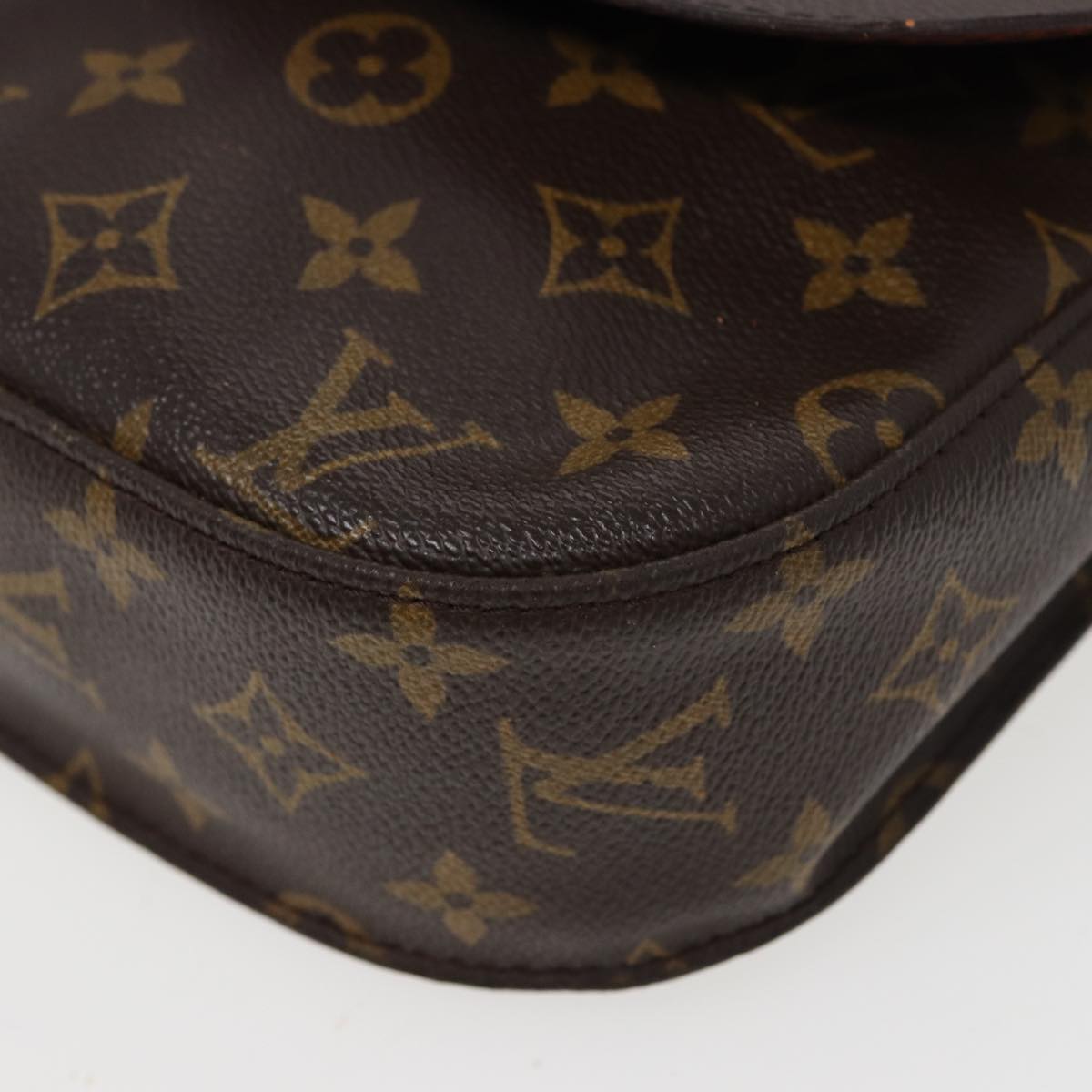 LOUIS VUITTON Monogram Saint Cloud GM Shoulder Bag M51242 LV Auth 78667