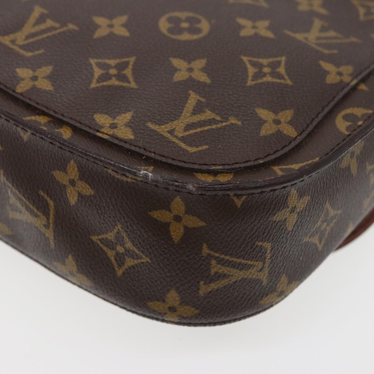 LOUIS VUITTON Monogram Saint Cloud GM Shoulder Bag M51242 LV Auth 78667