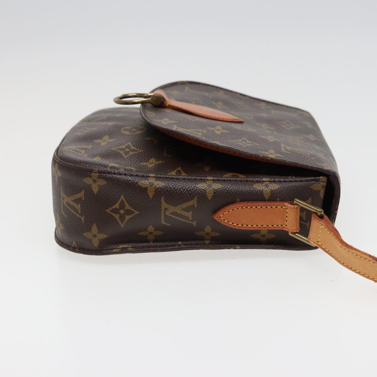 LOUIS VUITTON Monogram Saint Cloud GM Shoulder Bag M51242 LV Auth 78667