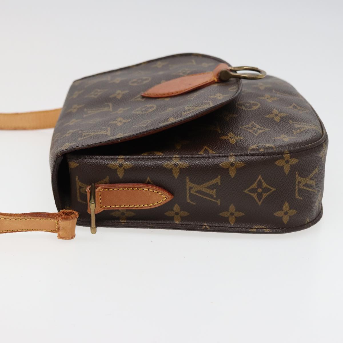 LOUIS VUITTON Monogram Saint Cloud GM Shoulder Bag M51242 LV Auth 78667