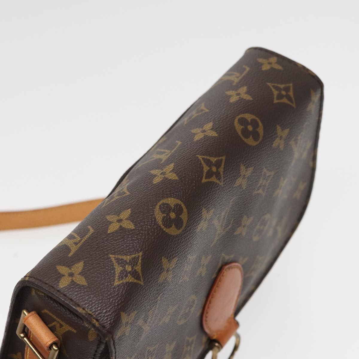 LOUIS VUITTON Monogram Saint Cloud GM Shoulder Bag M51242 LV Auth 78667