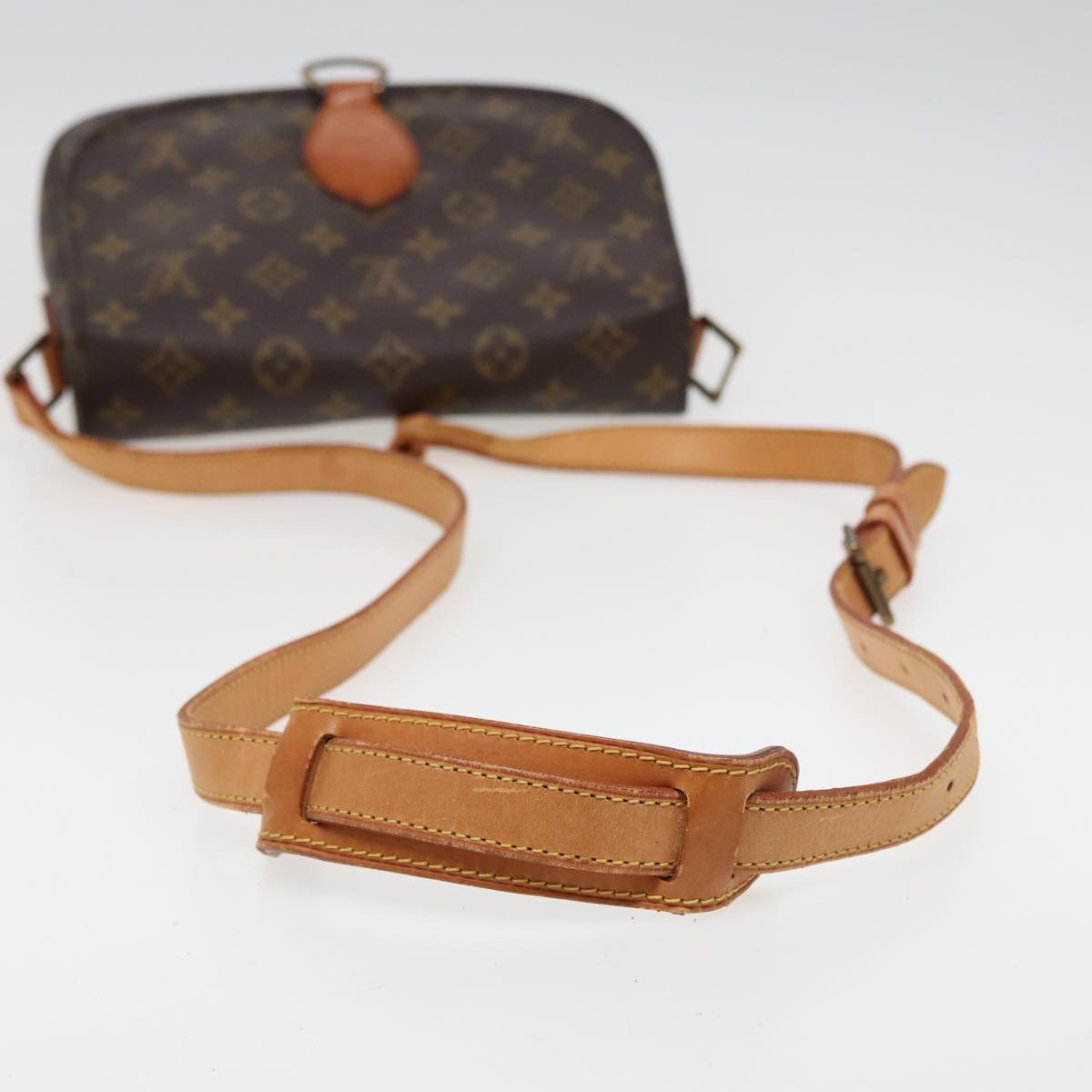 LOUIS VUITTON Monogram Saint Cloud GM Shoulder Bag M51242 LV Auth 78667