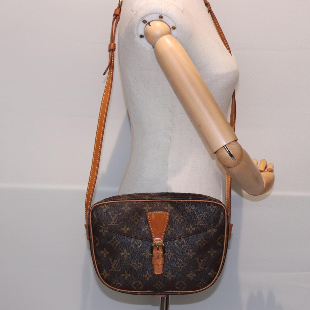 LOUIS VUITTON Monogram Jeune Fille MM Shoulder Bag M51226 LV Auth 78669