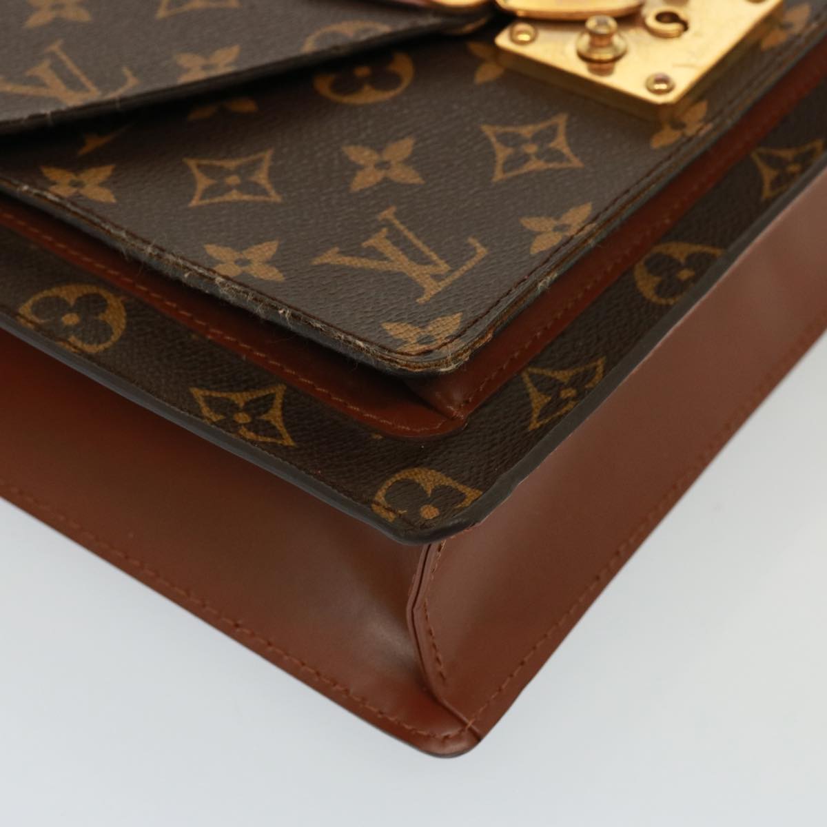 LOUIS VUITTON Monogram Monceau 26 Shoulder Bag M51187 LV Auth 78670