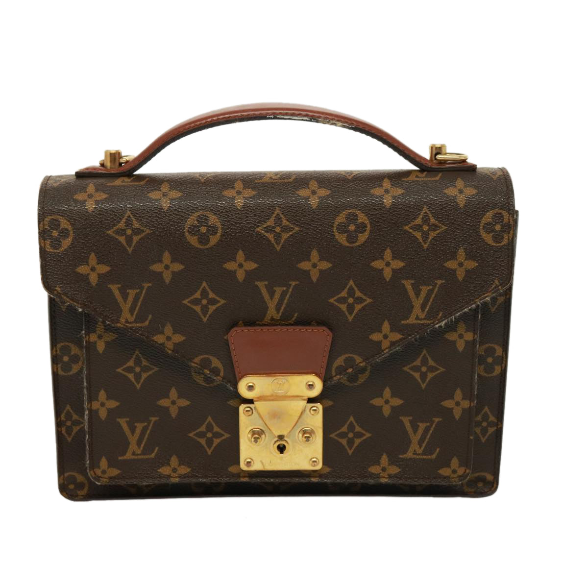 LOUIS VUITTON Monogram Monceau 26 Shoulder Bag M51187 LV Auth 78670