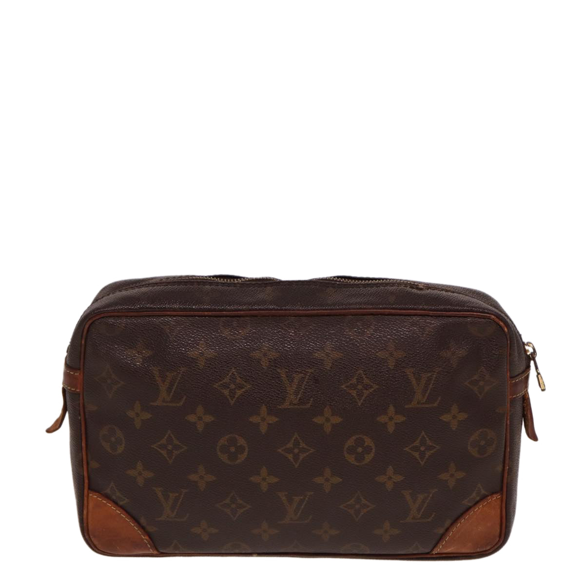 LOUIS VUITTON Monogram Compiegne 28 Clutch Bag M51845 LV Auth 78672 - 0