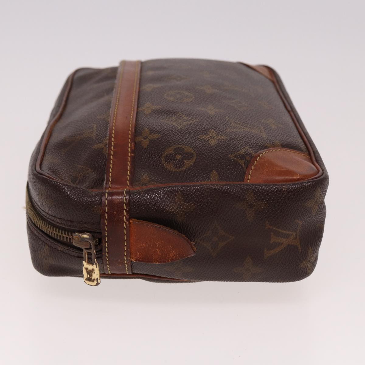 LOUIS VUITTON Monogram Compiegne 28 Clutch Bag M51845 LV Auth 78672