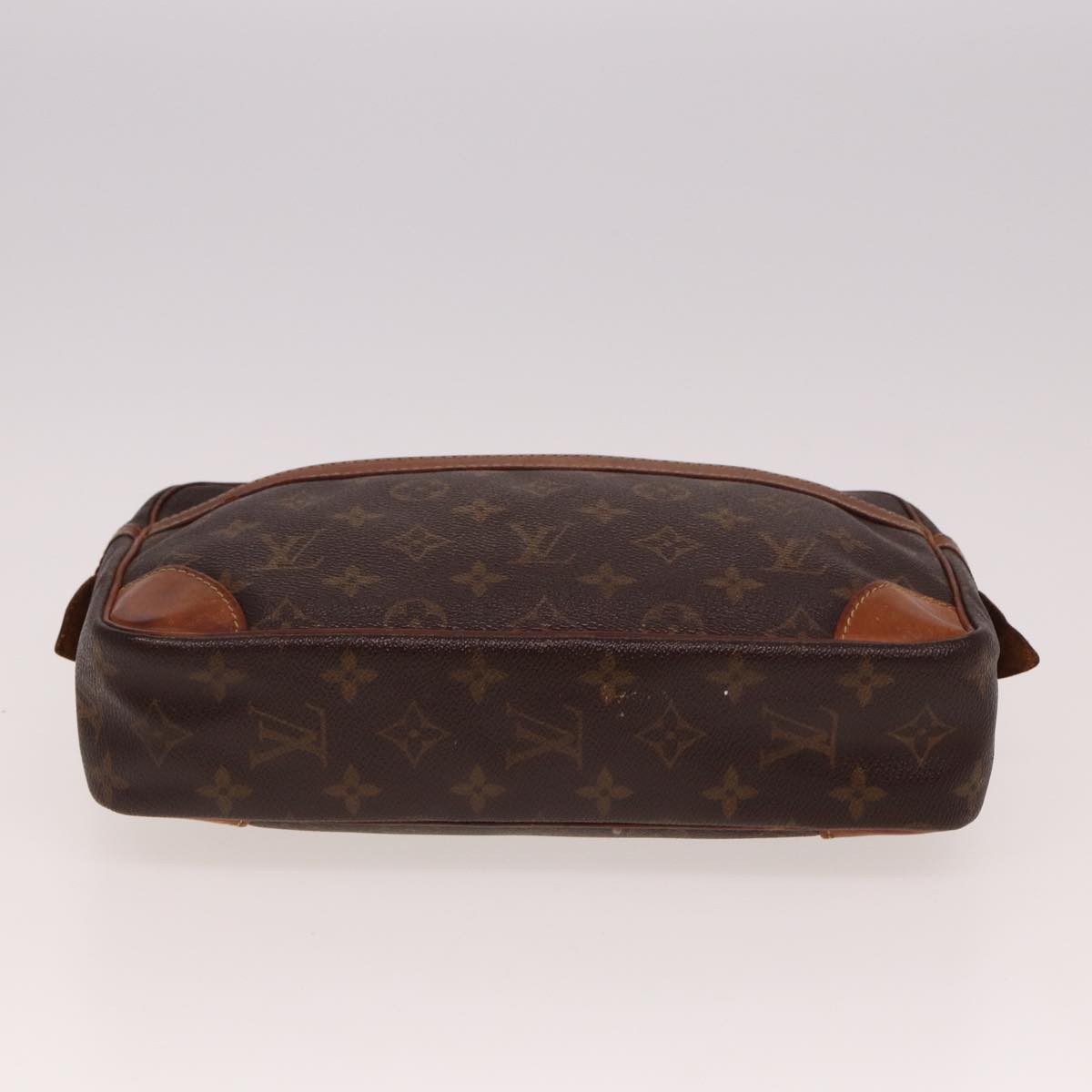 LOUIS VUITTON Monogram Compiegne 28 Clutch Bag M51845 LV Auth 78672