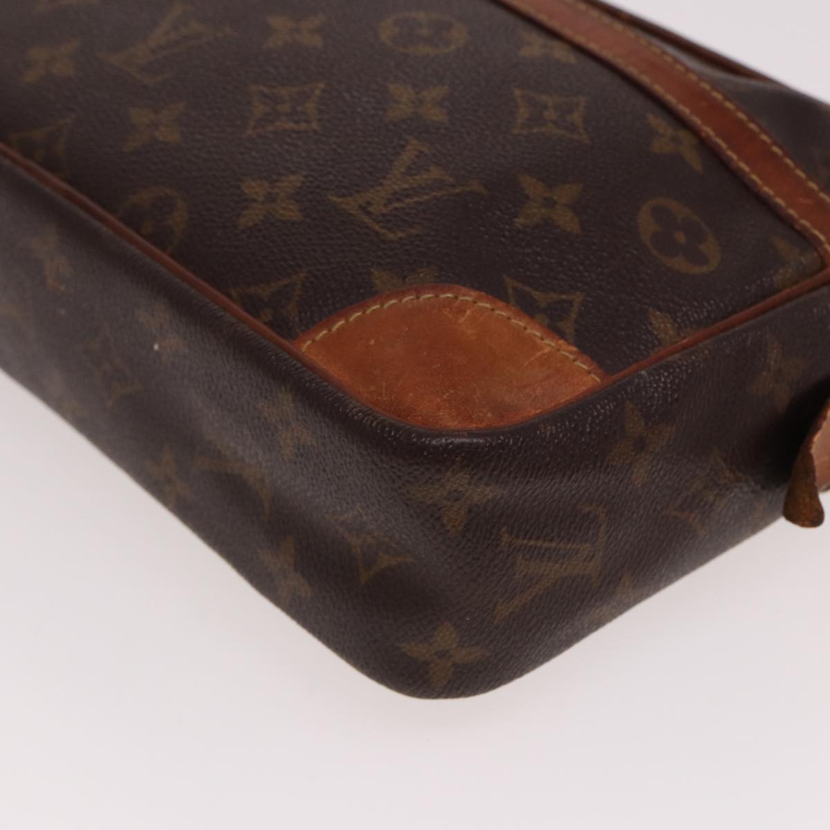 LOUIS VUITTON Monogram Compiegne 28 Clutch Bag M51845 LV Auth 78672