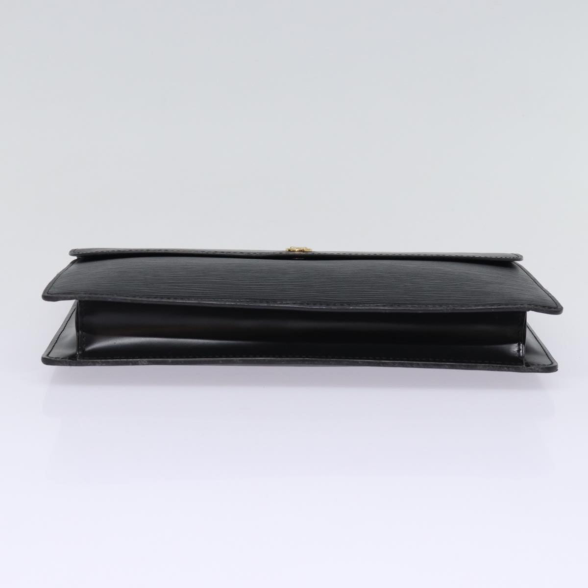 LOUIS VUITTON Epi Montaigne 27 Clutch Bag Black M52652 LV Auth 78676