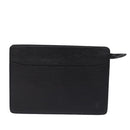 LOUIS VUITTON Epi Pochette Homme Clutch Bag Black Noir M52522 LV Auth 78680-13