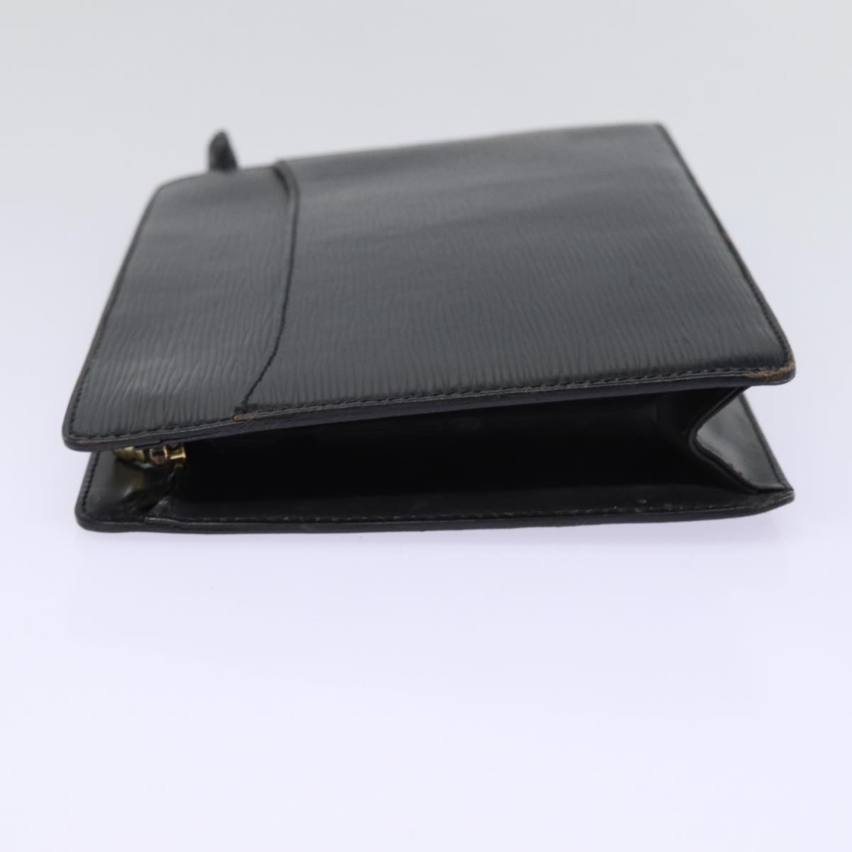 LOUIS VUITTON Epi Pochette Homme Clutch Bag Black Noir M52522 LV Auth 78680