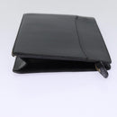 LOUIS VUITTON Epi Pochette Homme Clutch Bag Black Noir M52522 LV Auth 78680-4