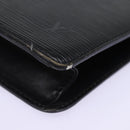 LOUIS VUITTON Epi Pochette Homme Clutch Bag Black Noir M52522 LV Auth 78680-14