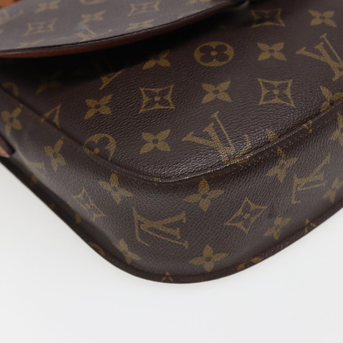 LOUIS VUITTON Monogram Saint Cloud GM Shoulder Bag M51242 LV Auth 78688