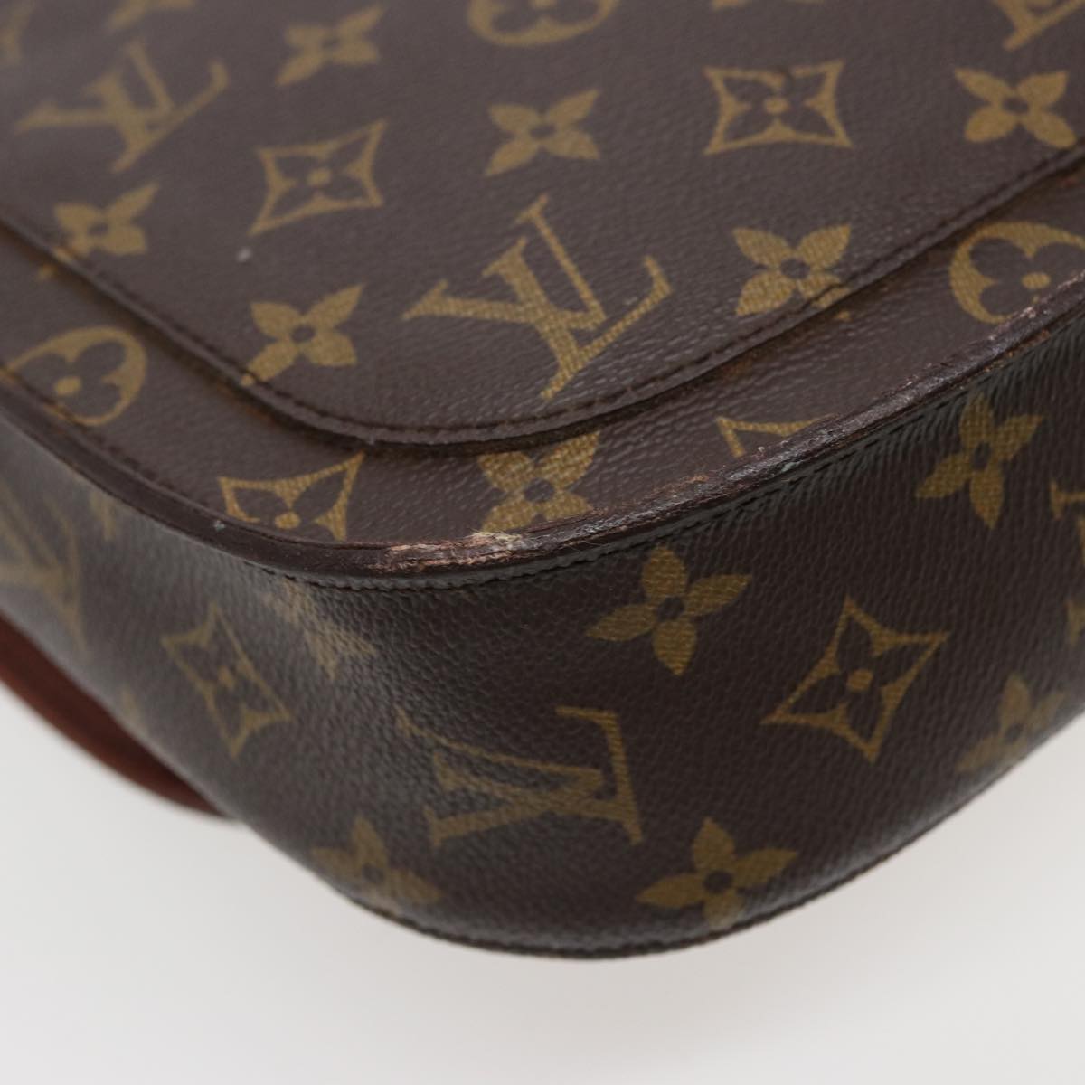 LOUIS VUITTON Monogram Saint Cloud GM Shoulder Bag M51242 LV Auth 78688