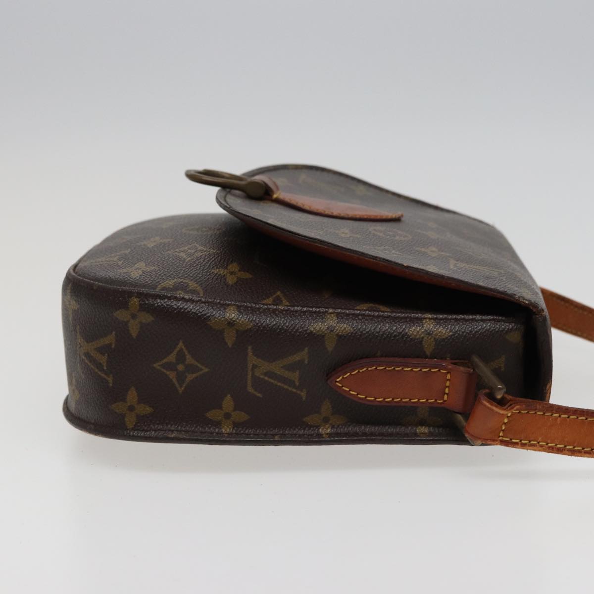 LOUIS VUITTON Monogram Saint Cloud GM Shoulder Bag M51242 LV Auth 78688