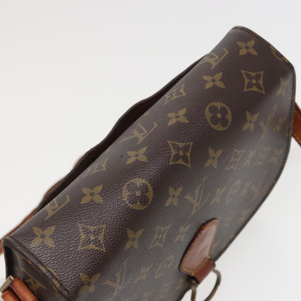 LOUIS VUITTON Monogram Saint Cloud GM Shoulder Bag M51242 LV Auth 78688