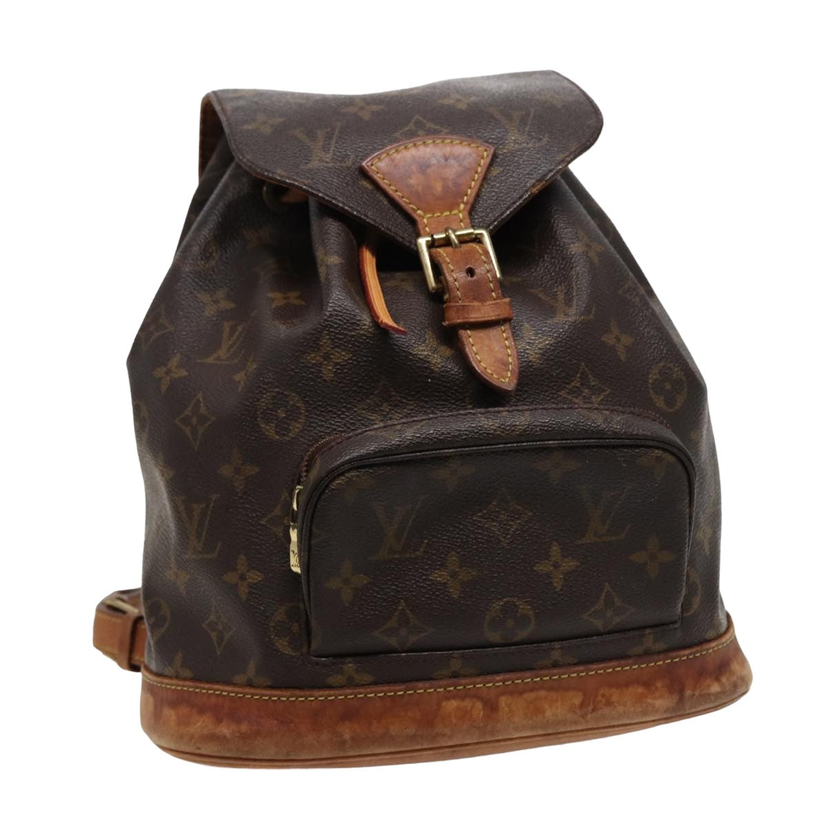 LOUIS VUITTON Monogram Montsouris MM Backpack M51136 LV Auth 78705