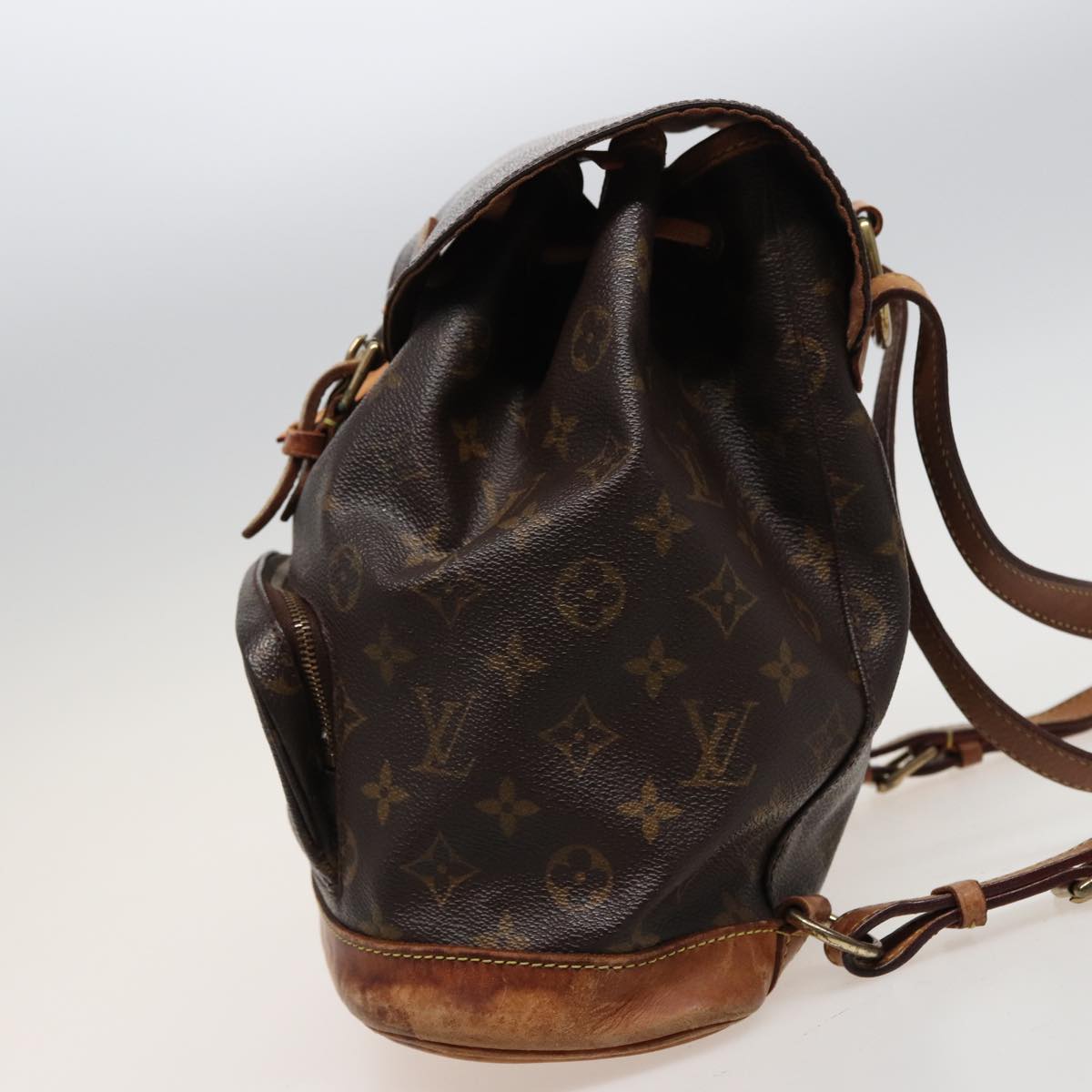 LOUIS VUITTON Monogram Montsouris MM Backpack M51136 LV Auth 78705