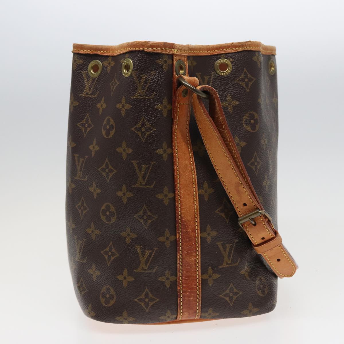 LOUIS VUITTON Monogram Petit Noe Shoulder Bag M42226 LV Auth 78711