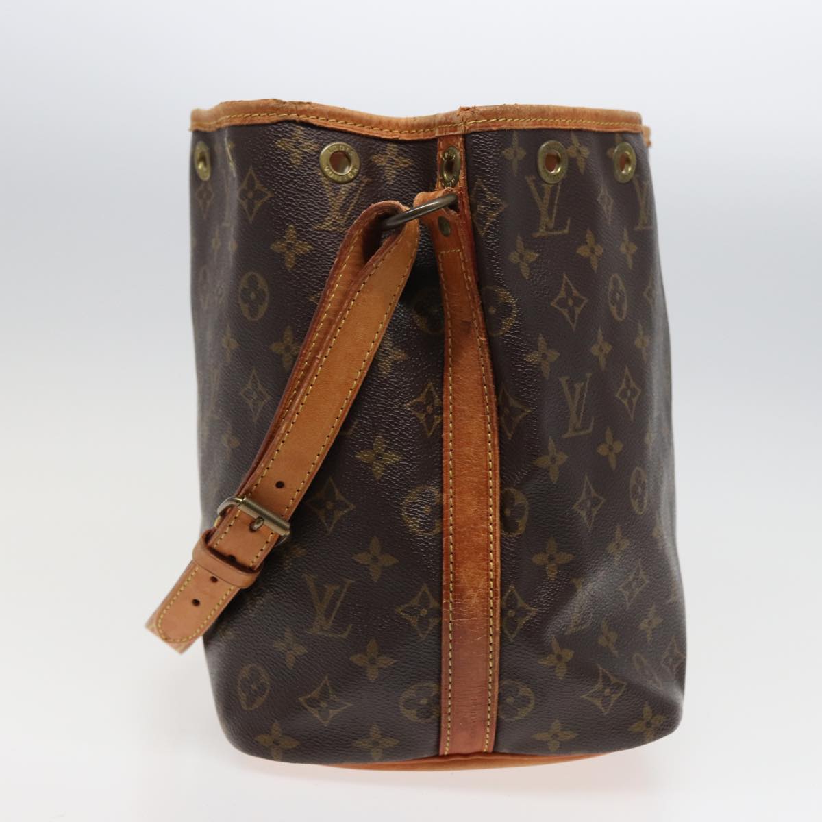 LOUIS VUITTON Monogram Petit Noe Shoulder Bag M42226 LV Auth 78711