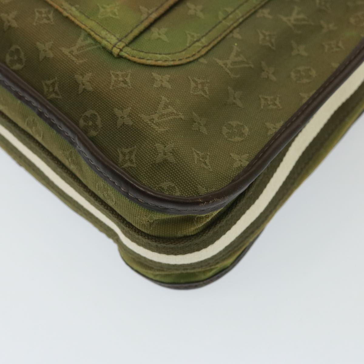 LOUIS VUITTON Monogram Mini Bussus Marie Kate Bag TST Khaki M92324 LV Auth 78718