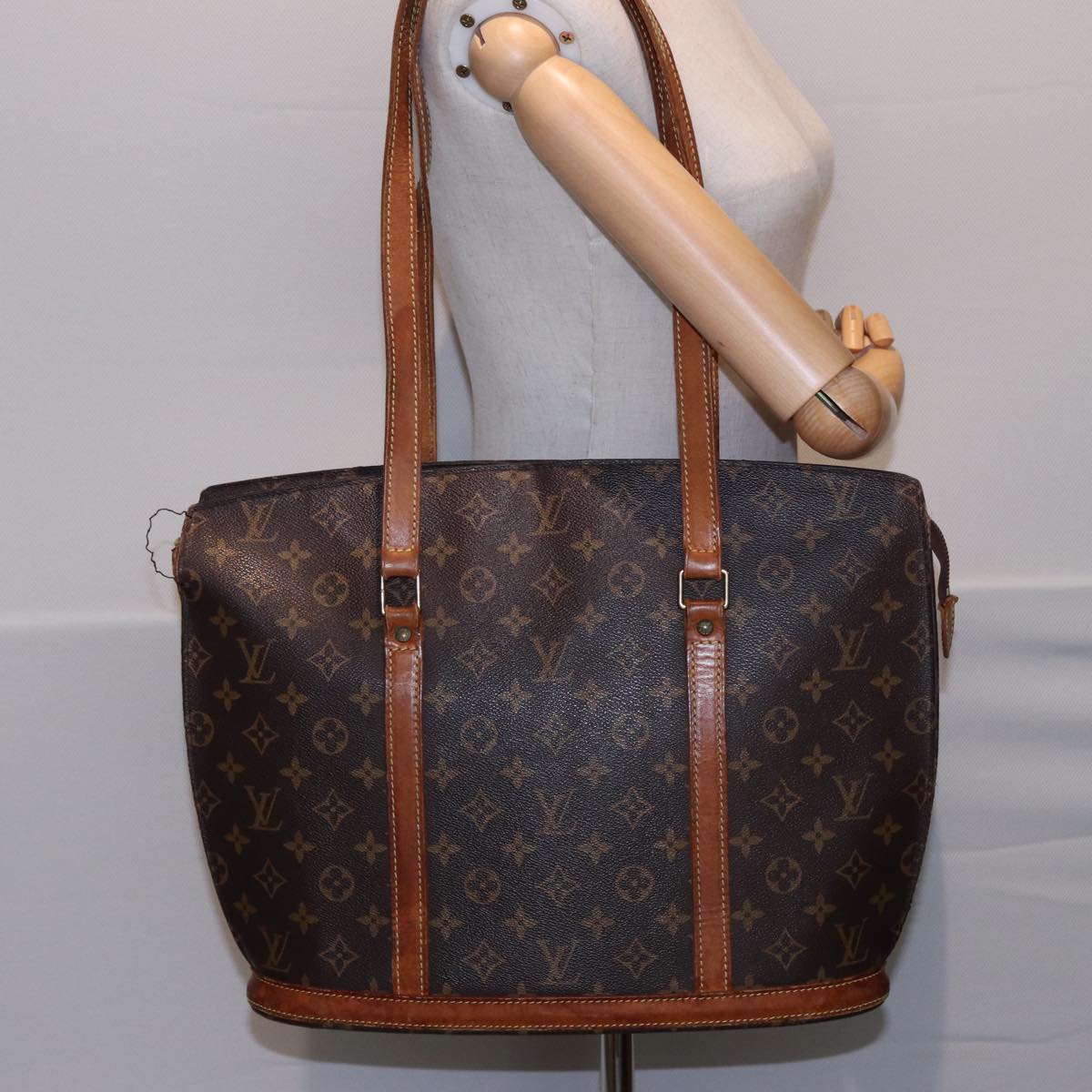 LOUIS VUITTON Monogram Babylone Tote Bag M51102 LV Auth 78722