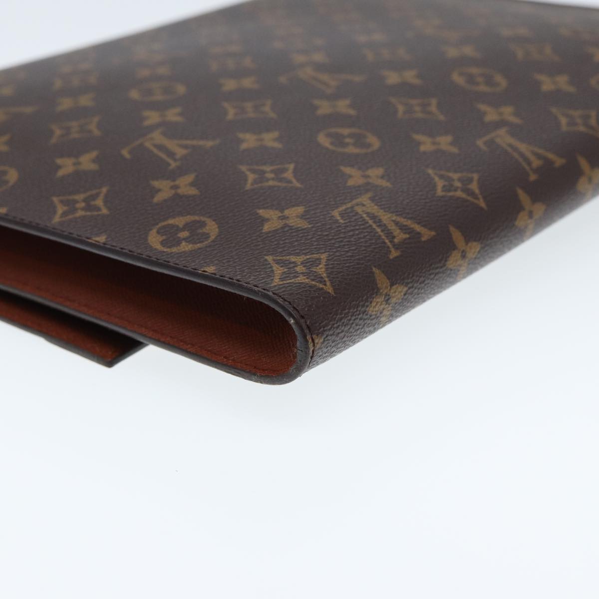 LOUIS VUITTON Monogram Porte Envelope Clutch Bag M51801 LV Auth 78723