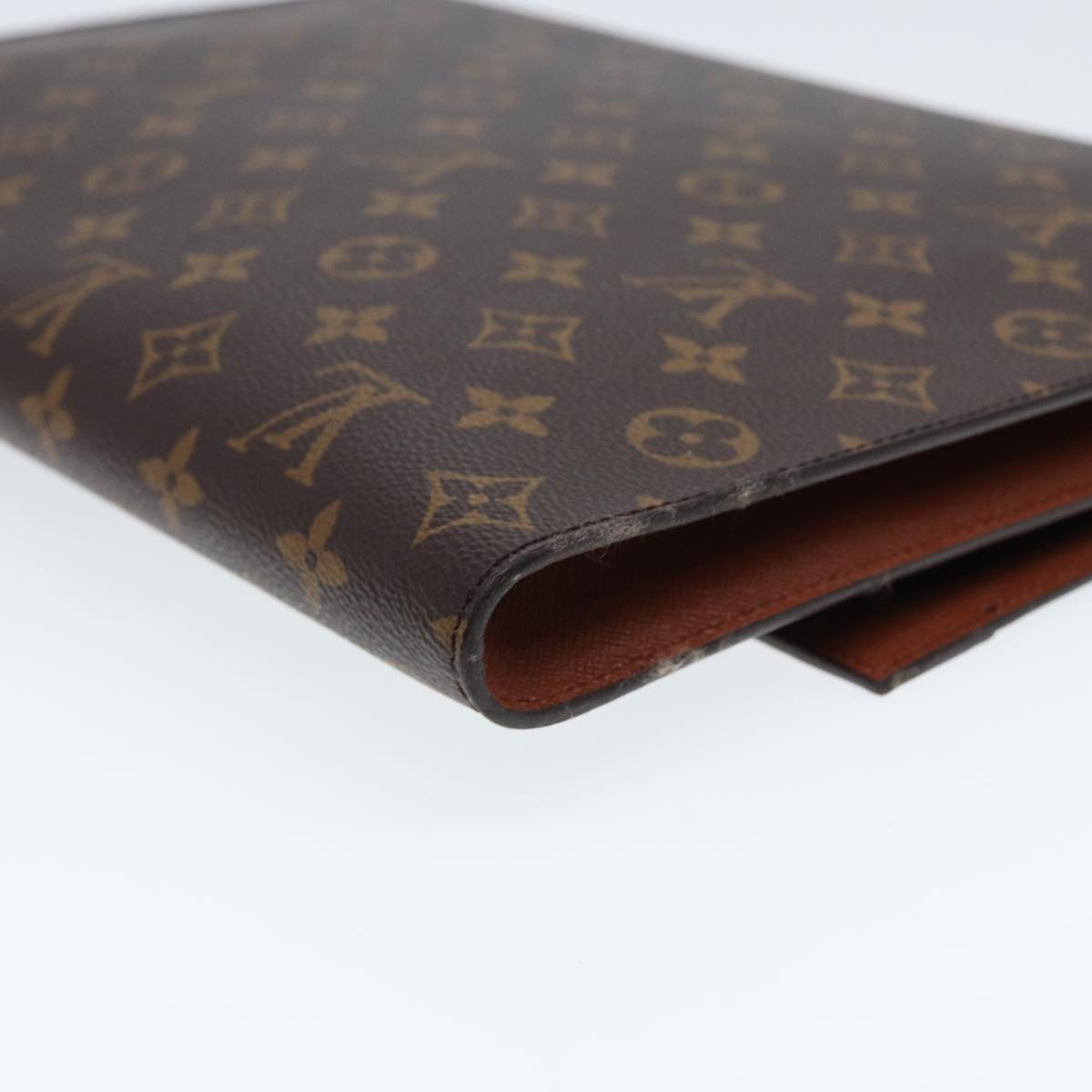 LOUIS VUITTON Monogram Porte Envelope Clutch Bag M51801 LV Auth 78723