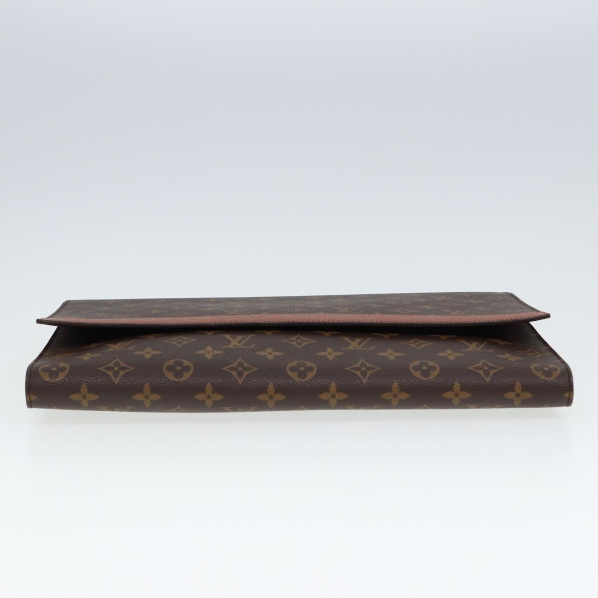 LOUIS VUITTON Monogram Porte Envelope Clutch Bag M51801 LV Auth 78723