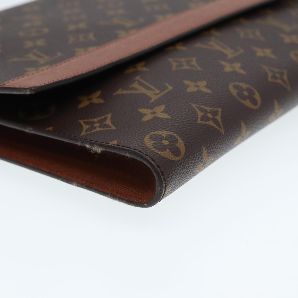 LOUIS VUITTON Monogram Porte Envelope Clutch Bag M51801 LV Auth 78723