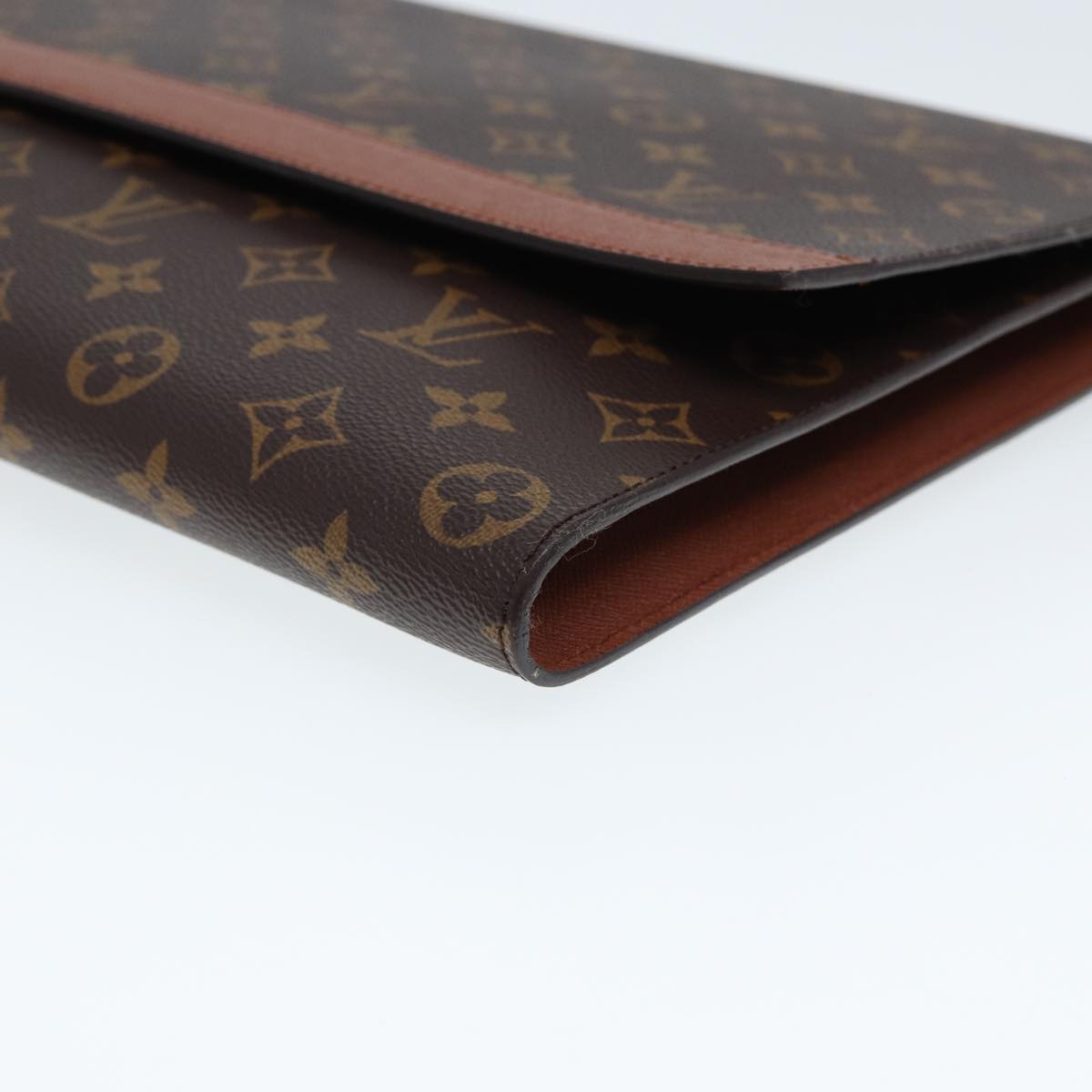 LOUIS VUITTON Monogram Porte Envelope Clutch Bag M51801 LV Auth 78723