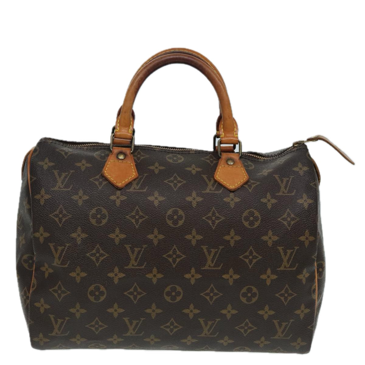 LOUIS VUITTON Monogram Speedy 30 Hand Bag M41526 LV Auth 78728