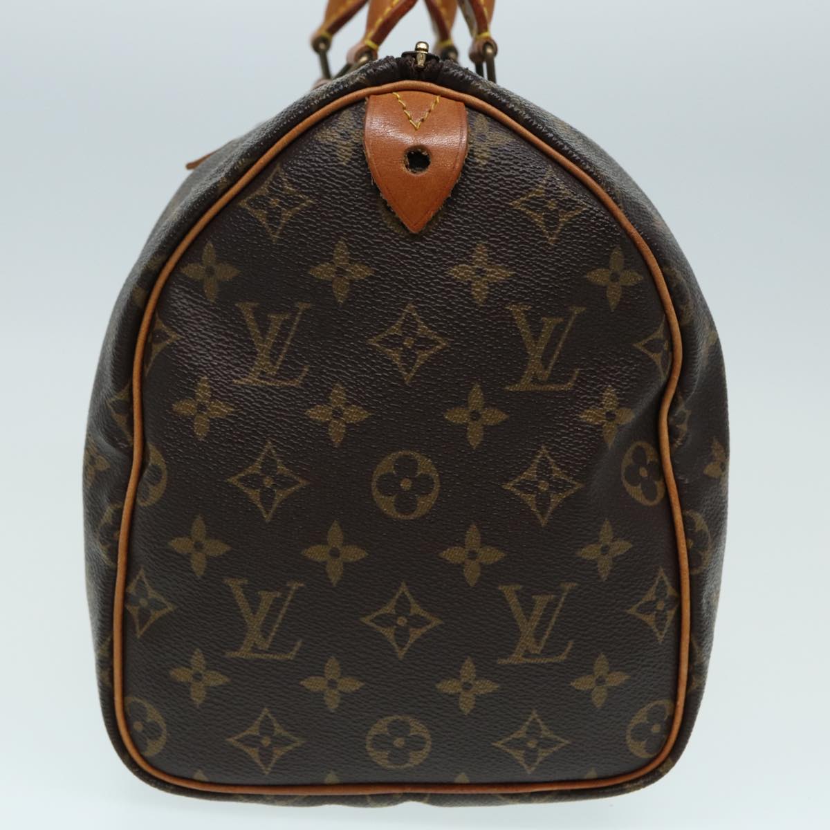 LOUIS VUITTON Monogram Speedy 30 Hand Bag M41526 LV Auth 78728