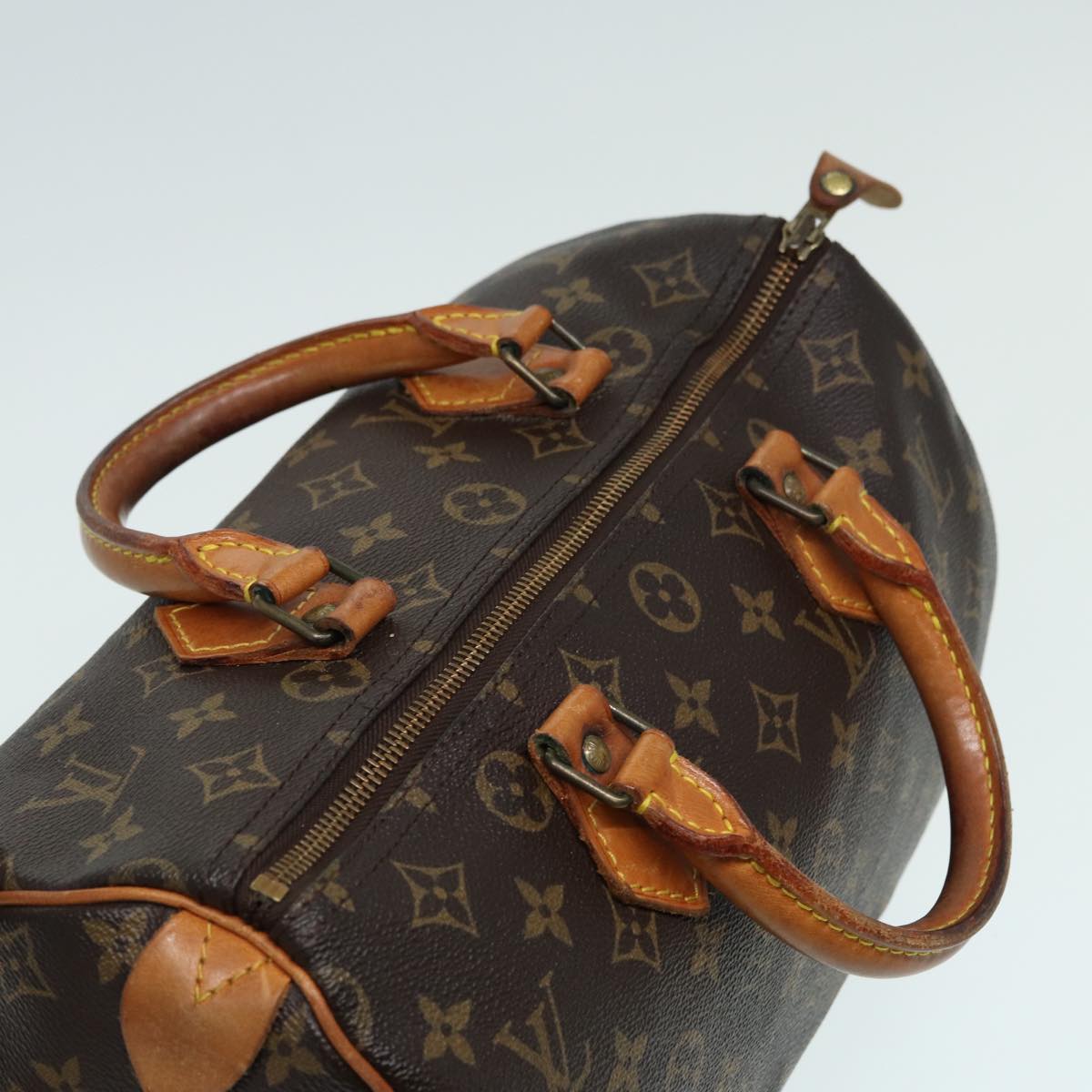 LOUIS VUITTON Monogram Speedy 30 Hand Bag M41526 LV Auth 78728