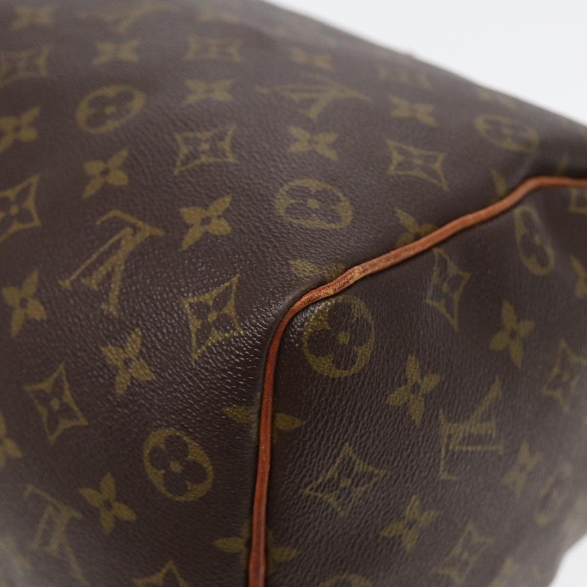 LOUIS VUITTON Monogram Speedy 35 Hand Bag M41524 LV Auth 78734