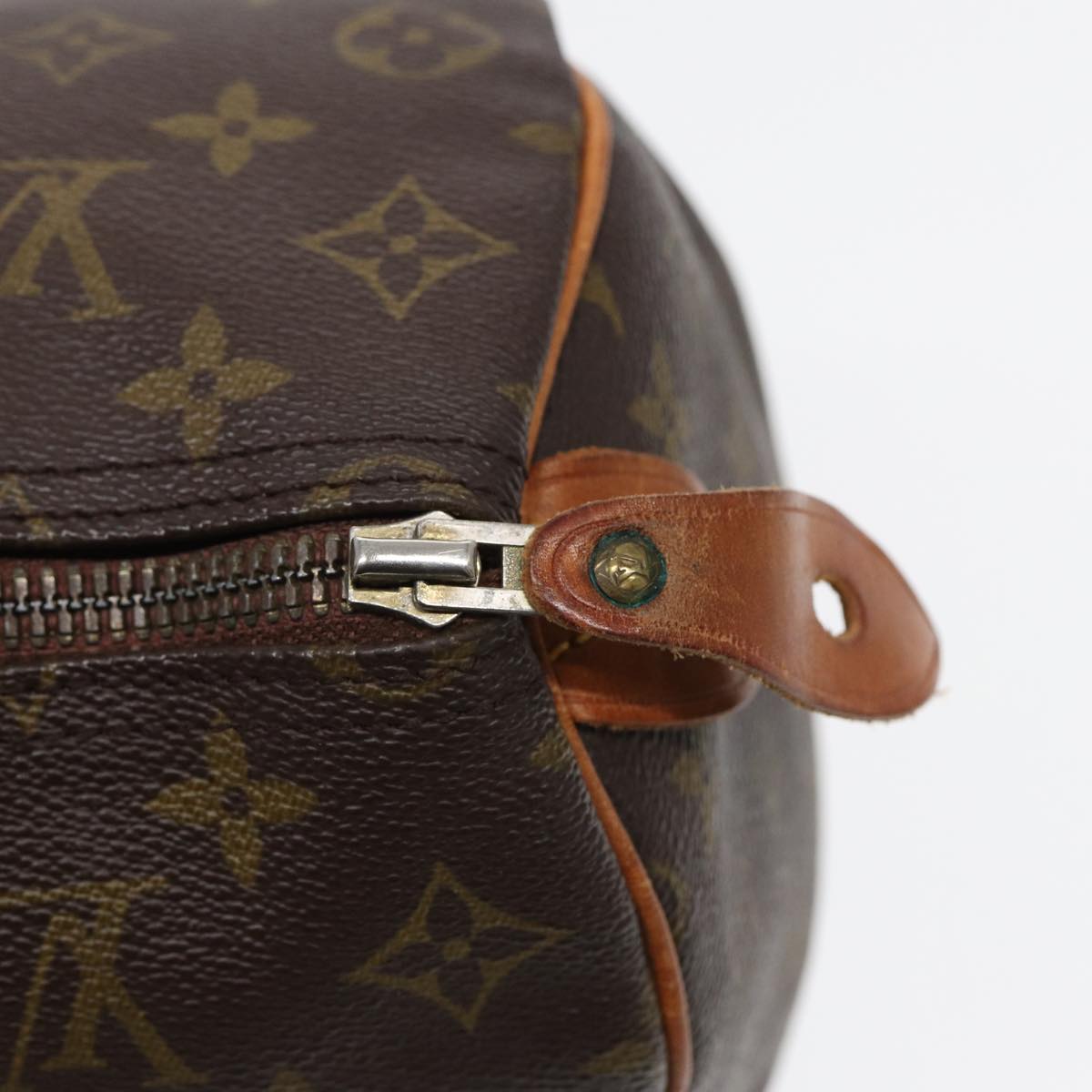 LOUIS VUITTON Monogram Speedy 35 Hand Bag M41524 LV Auth 78734