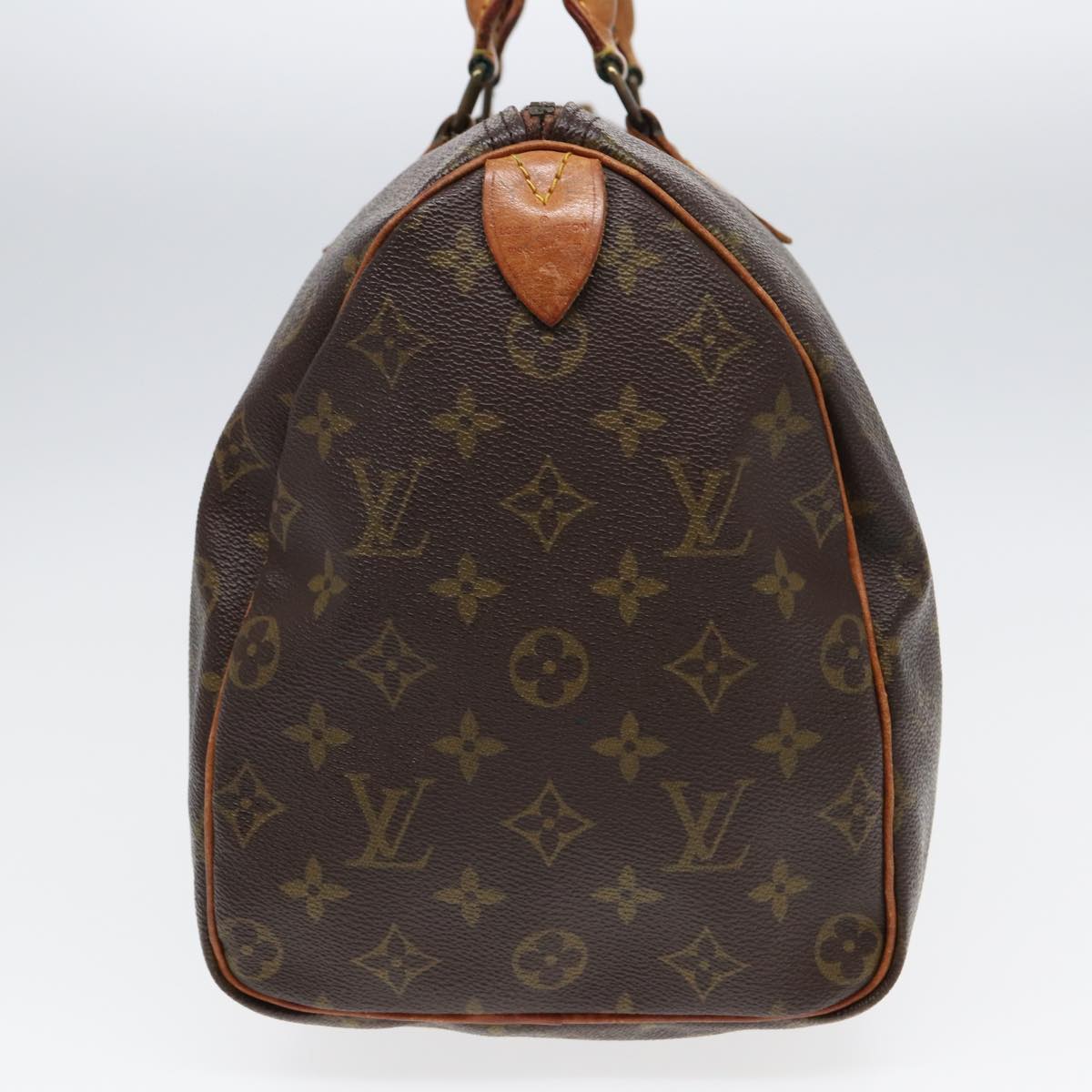 LOUIS VUITTON Monogram Speedy 35 Hand Bag M41524 LV Auth 78734