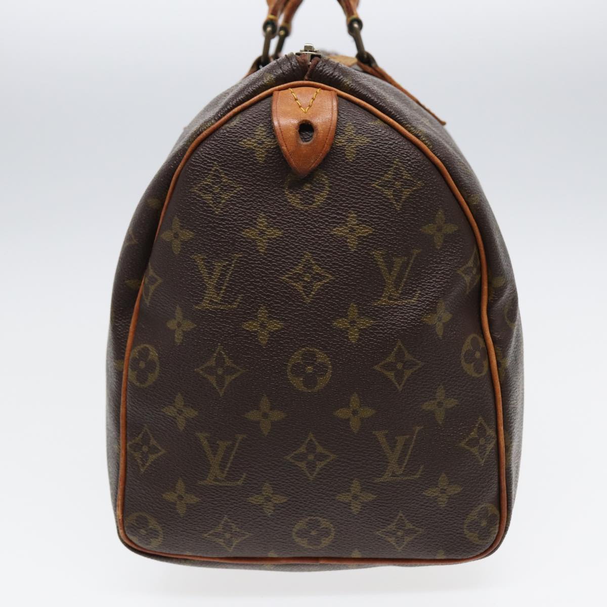 LOUIS VUITTON Monogram Speedy 35 Hand Bag M41524 LV Auth 78734