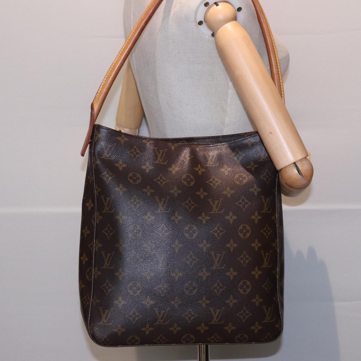 LOUIS VUITTON Monogram Looping GM Shoulder Bag M51145 LV Auth 78747