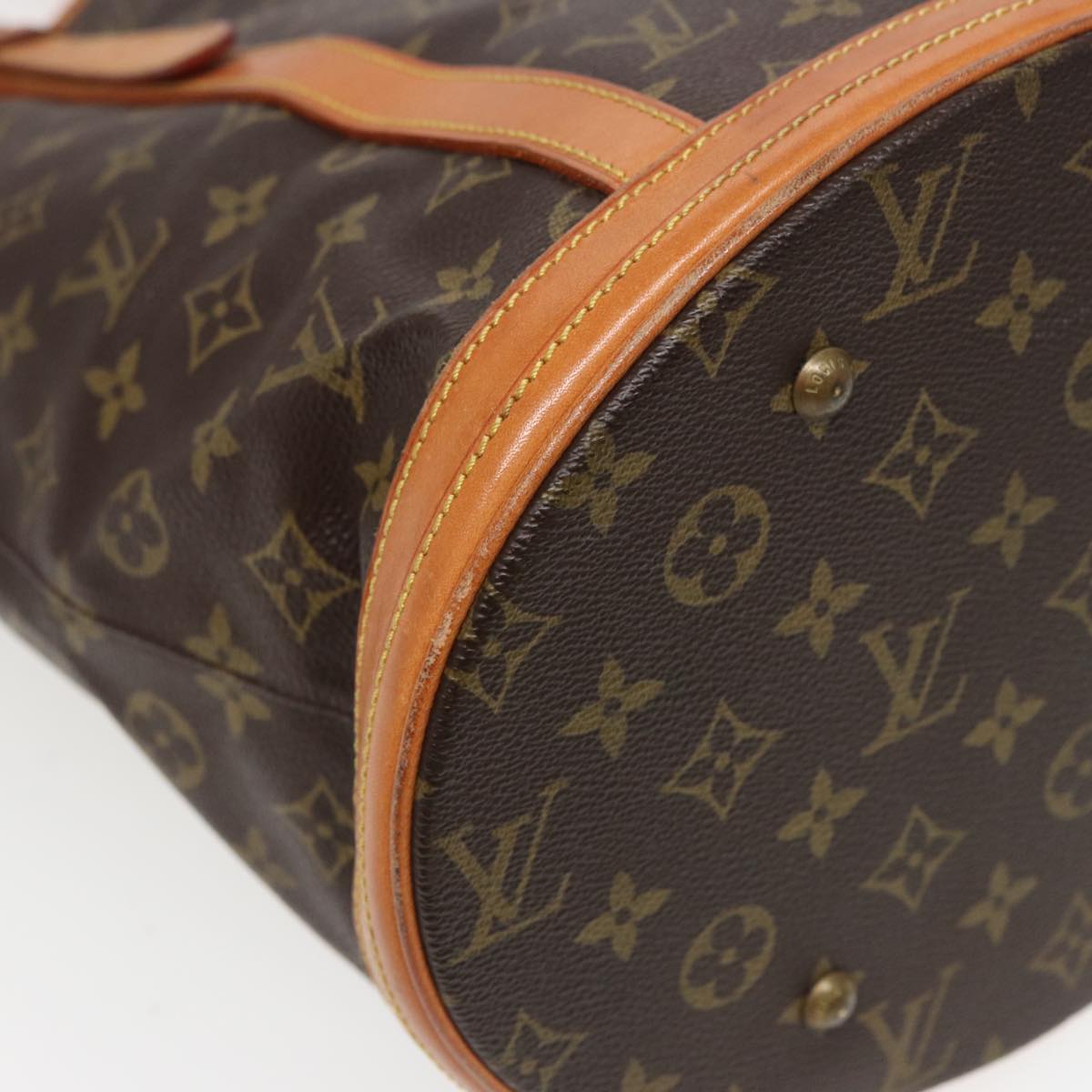 LOUIS VUITTON Monogram Bucket GM Shoulder Bag Vintage M42236 LV Auth 78749