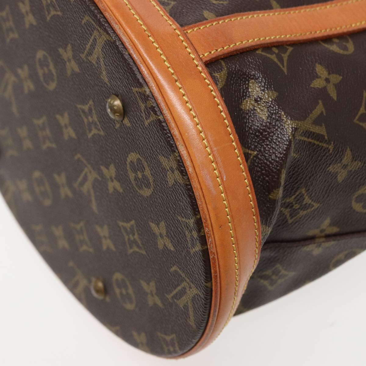 LOUIS VUITTON Monogram Bucket GM Shoulder Bag Vintage M42236 LV Auth 78749