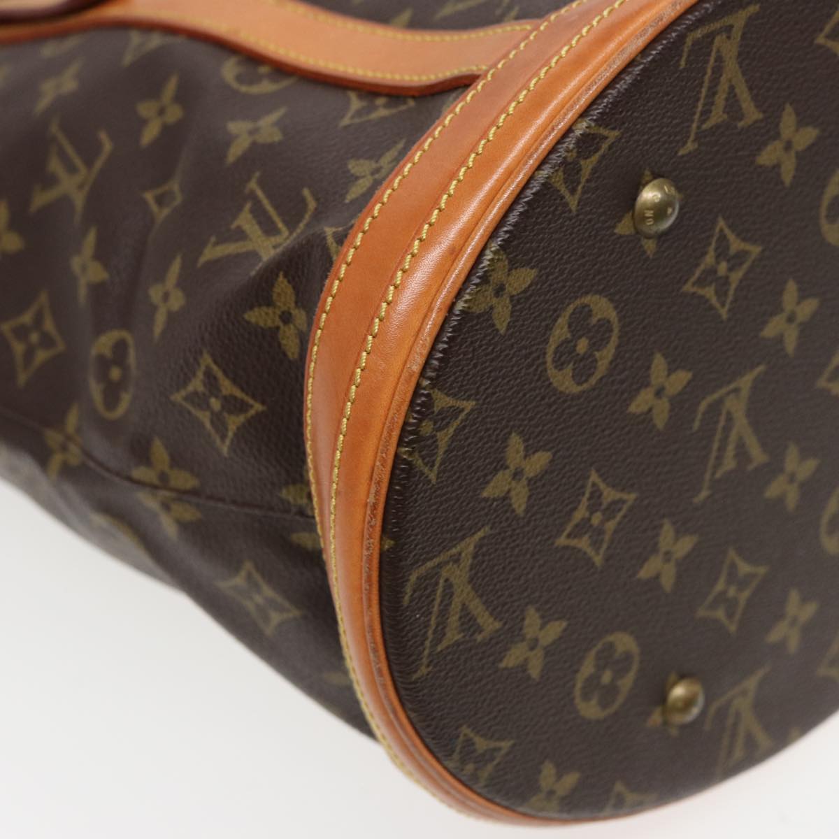 LOUIS VUITTON Monogram Bucket GM Shoulder Bag Vintage M42236 LV Auth 78749